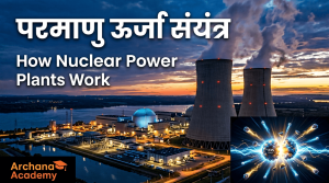 परमाणु ऊर्जा संयंत्र का चित्र - How Nuclear Power Plant Works